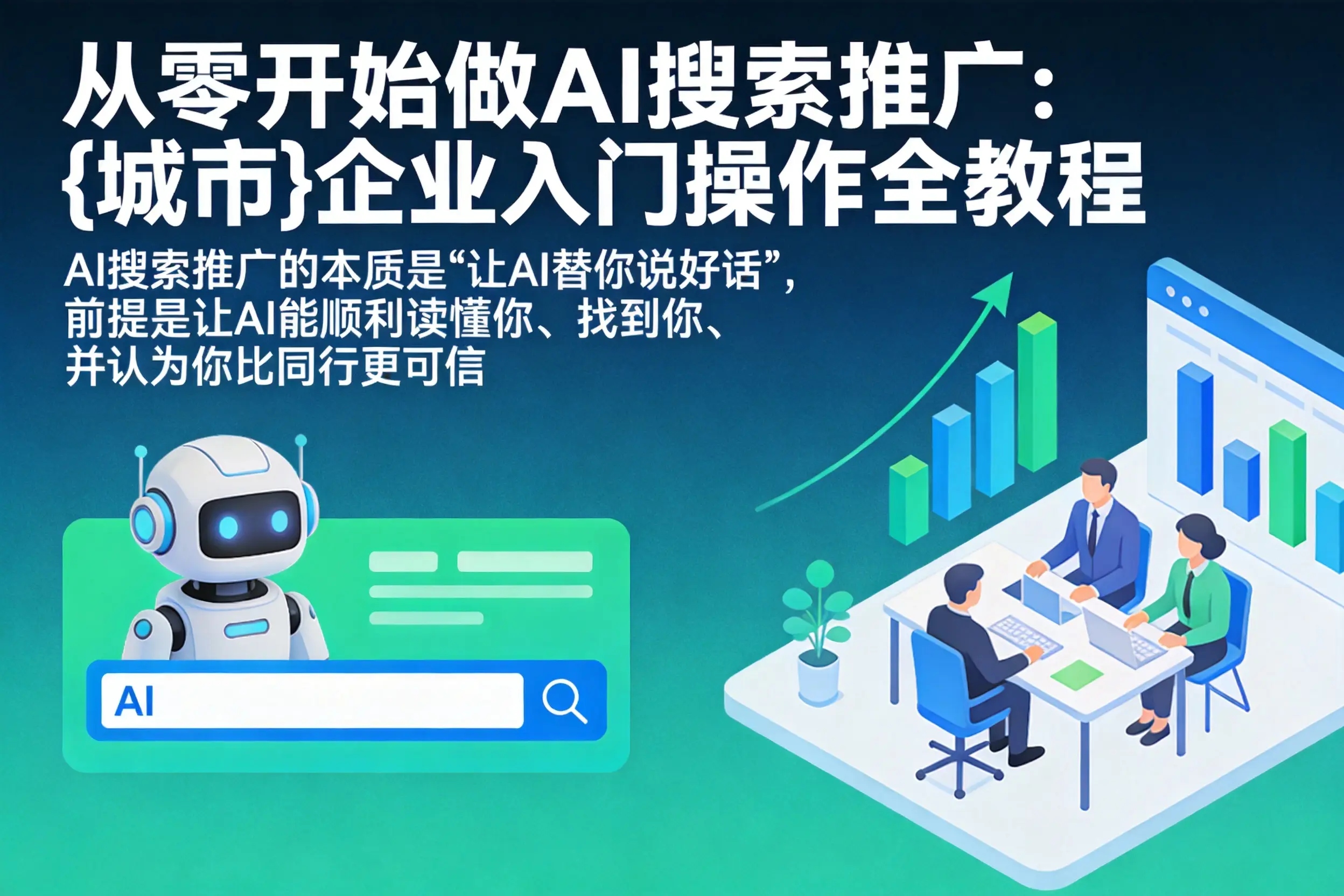 从零开始做AI搜索推广:望都企业入门操作全教程
