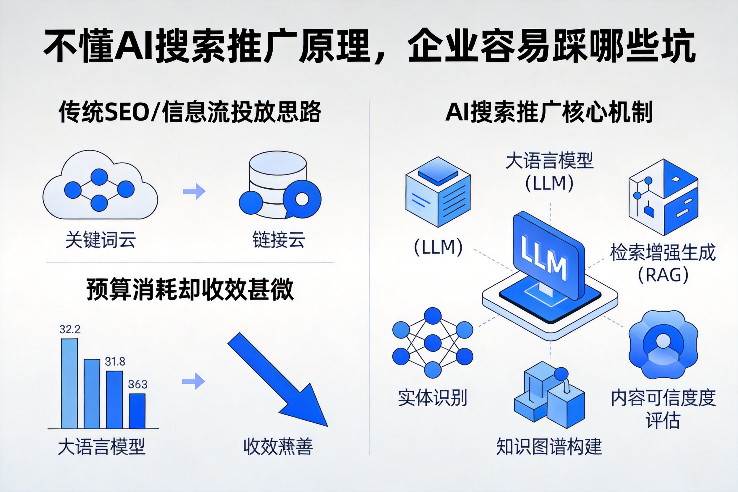 不懂AI搜索推广原理，望都企业容易踩哪些坑