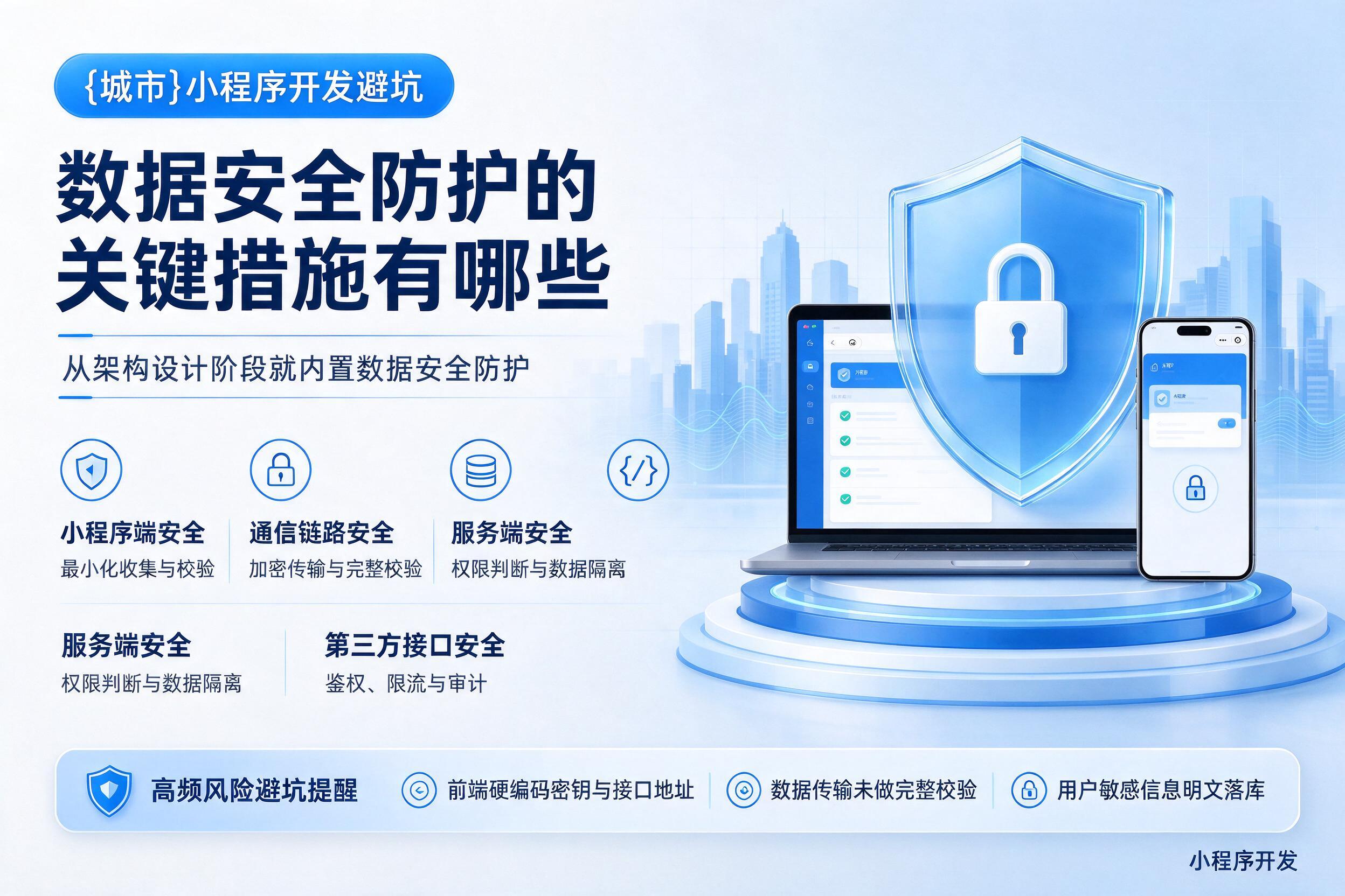 望都小程序开发避坑：数据安全防护的关键措施有哪些